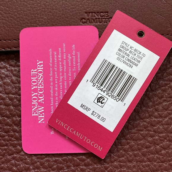 $278 Vince Camuto Leather shoulder bag - Picture 12 of 12